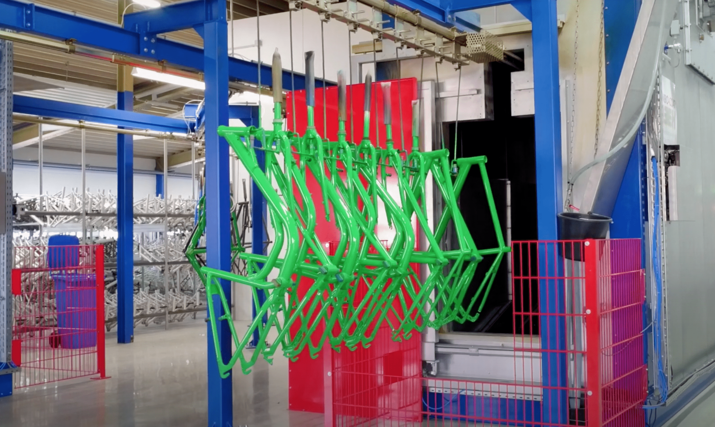 industrial paint spray finishing lines